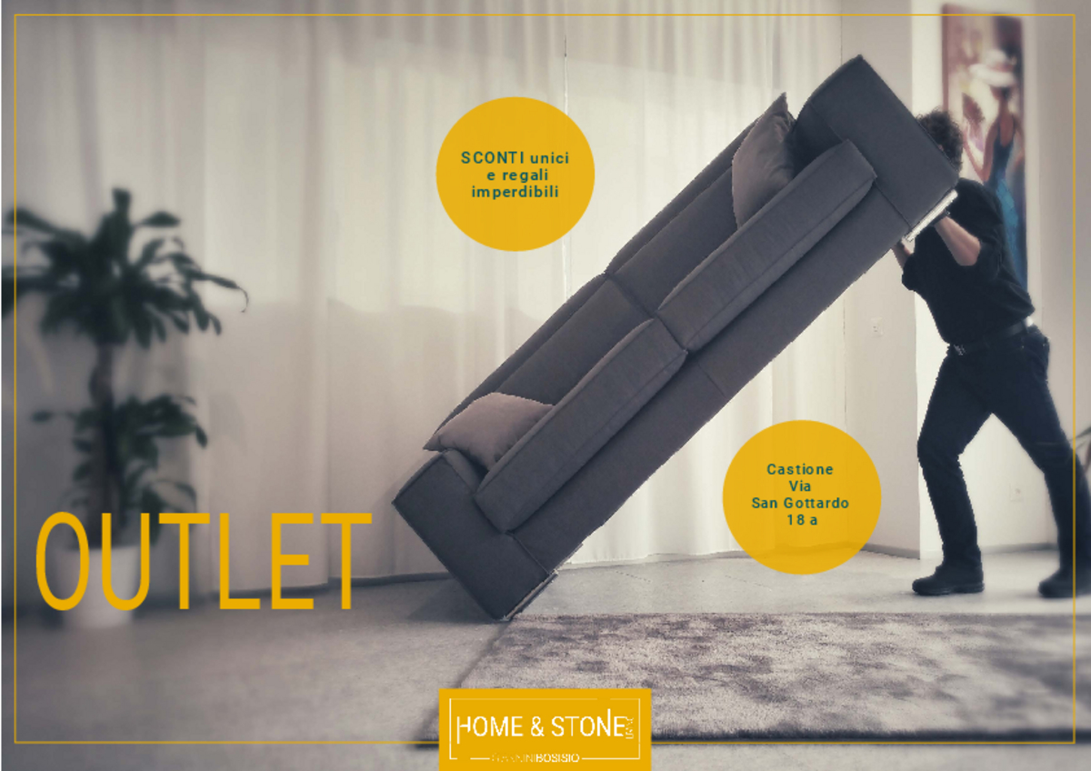 OUTLET LIVING % FUORI BOLLA